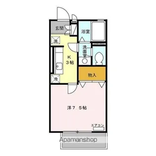 レーヴ平和台【2階】の間取り
