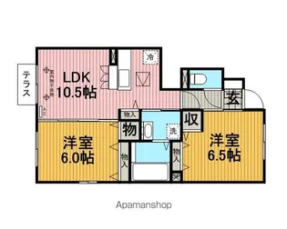ビラージュ町田【1階】の間取り