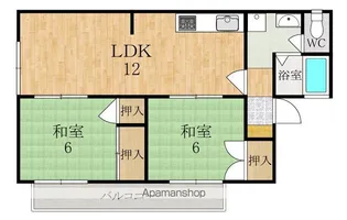 パストラルハイム【2階】の間取り