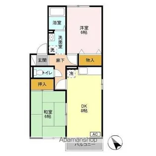 パストラル壱番館【2階】の間取り