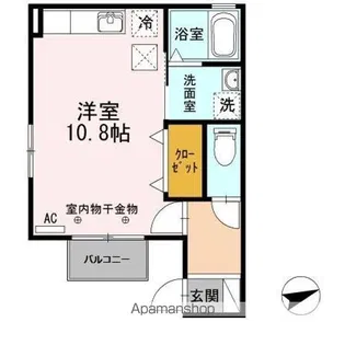 リバーガーデン壱番【1階】の間取り