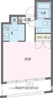 パークフロント西新宿【8階】の間取り