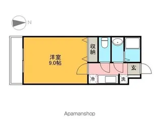 イースタン鶴田【5号室】の間取り