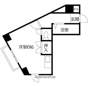 プント子飼【201号室】の間取り