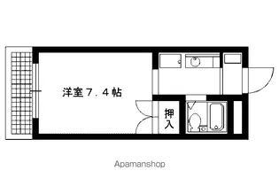 アンバーハウス【401号室】の間取り