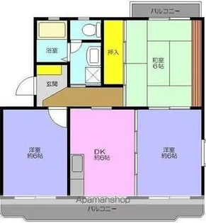 クレールドミーゼ【3階】の間取り