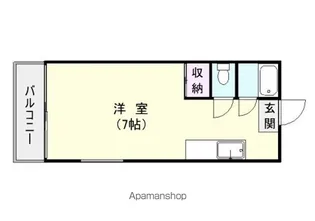宇宿リバーハイツ【302号室】の間取り