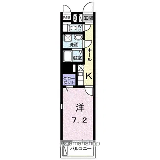 ウイング横須賀【3階】の間取り