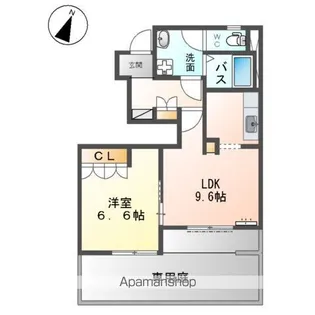 ディナスティーパレス【1階】の間取り