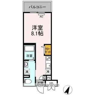 グランジュール大手町【7階】の間取り