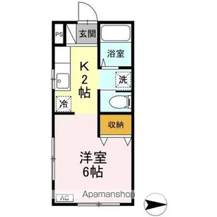 ハーミテージ【1階】の間取り