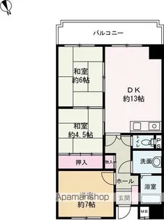 アルコ・ラ・カーサ佃町Ⅱ【204号室】の間取り