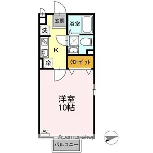 ガーデンパレス【2階】の間取り