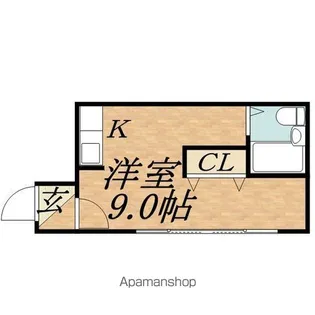 マレッセエクラ桑園【1階】の間取り
