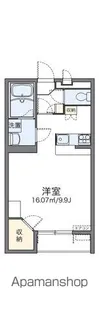 レオパレスフトゥーロ【201号室】の間取り