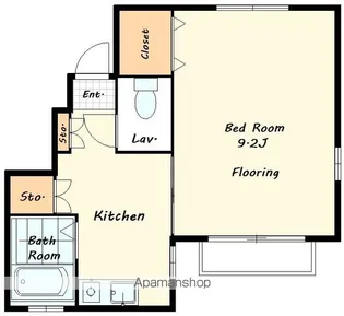 ロエベⅢ【1階】の間取り