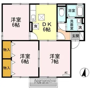 エスポワール【2階】の間取り