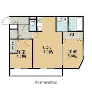 WELL BRIGHT東雲 RESIDENCE【503号室】の間取り