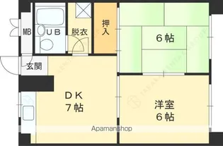 モンドベルピア【1階】の間取り