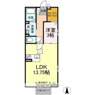ポラリス B【1階】の間取り