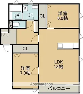 M,ルミノス【2階】の間取り