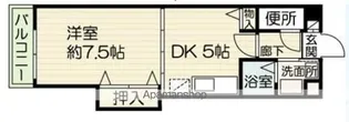 エスポワール高宮【2階】の間取り