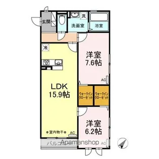 サンコート【3階】の間取り