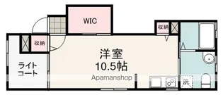新富町セゾンヴェール【102号室】の間取り