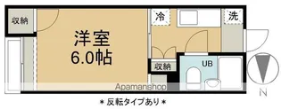 パーク若里【305号室】の間取り