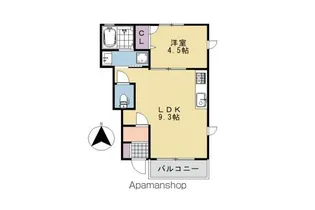 PORTO FELIZ【102号室】の間取り