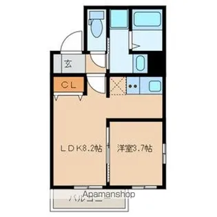 クレア松戸【2階】の間取り