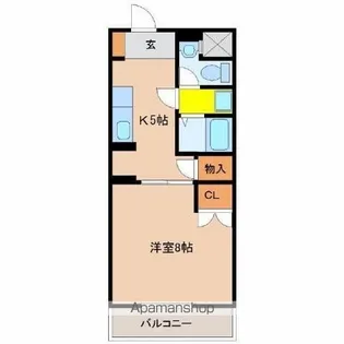ANマンション【110号室】の間取り
