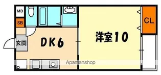 SPマンション【3階】の間取り