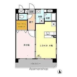レ・フレール イタキチ【3階】の間取り