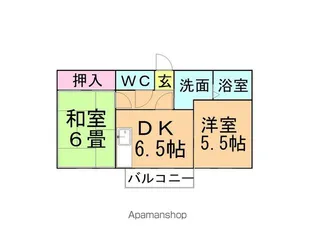 WINDIA福田B【1階】の間取り