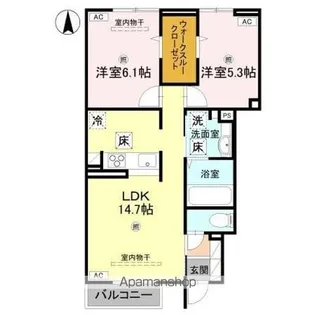 LAMURE(ラミュール)【1階】の間取り