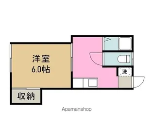 おぶね荘【203号室】の間取り