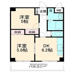 パークサイド・U【2階】の間取り