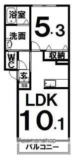 ソプラ【2階】の間取り