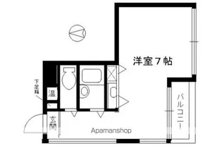 クリーンリビング四条大宮【603号室】の間取り