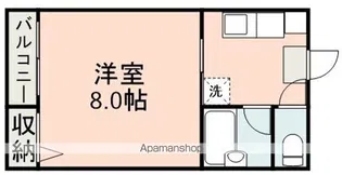 コーポラスチェリー【2階】の間取り