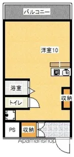 ウィンディア舟入南【2階】の間取り