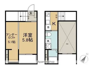 STARROBE.(スターローブ)【1階】の間取り