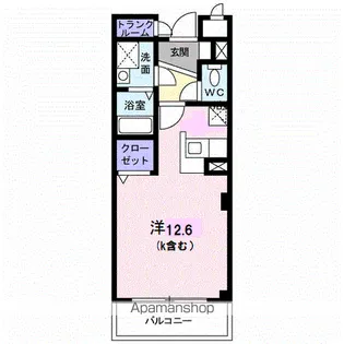 プライド【4階】の間取り