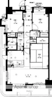ダイアパレスアーバンシティ天神【8階】の間取り