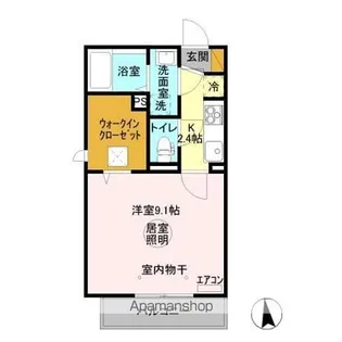 フォレストメゾン堀割【1階】の間取り