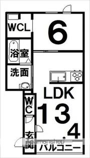 EAST GARDENⅨ【1階】の間取り