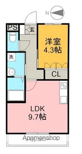 アンジュ【1階】の間取り