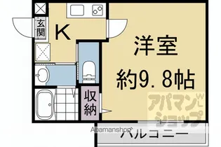 スプリングス壬生【3階】の間取り