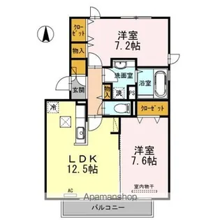 RE・EARTHの杜 たね【1階】の間取り
